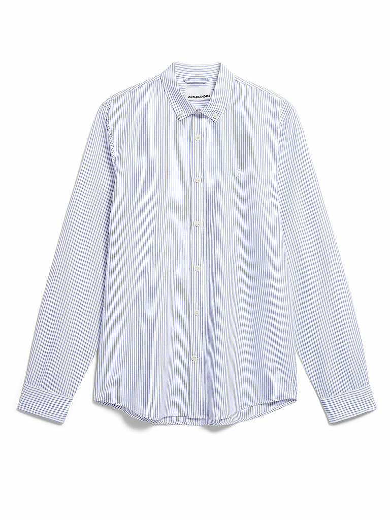 ARMEDANGELS Hemd Casual Fit QUAASA STRIPES weiss | M von ARMEDANGELS