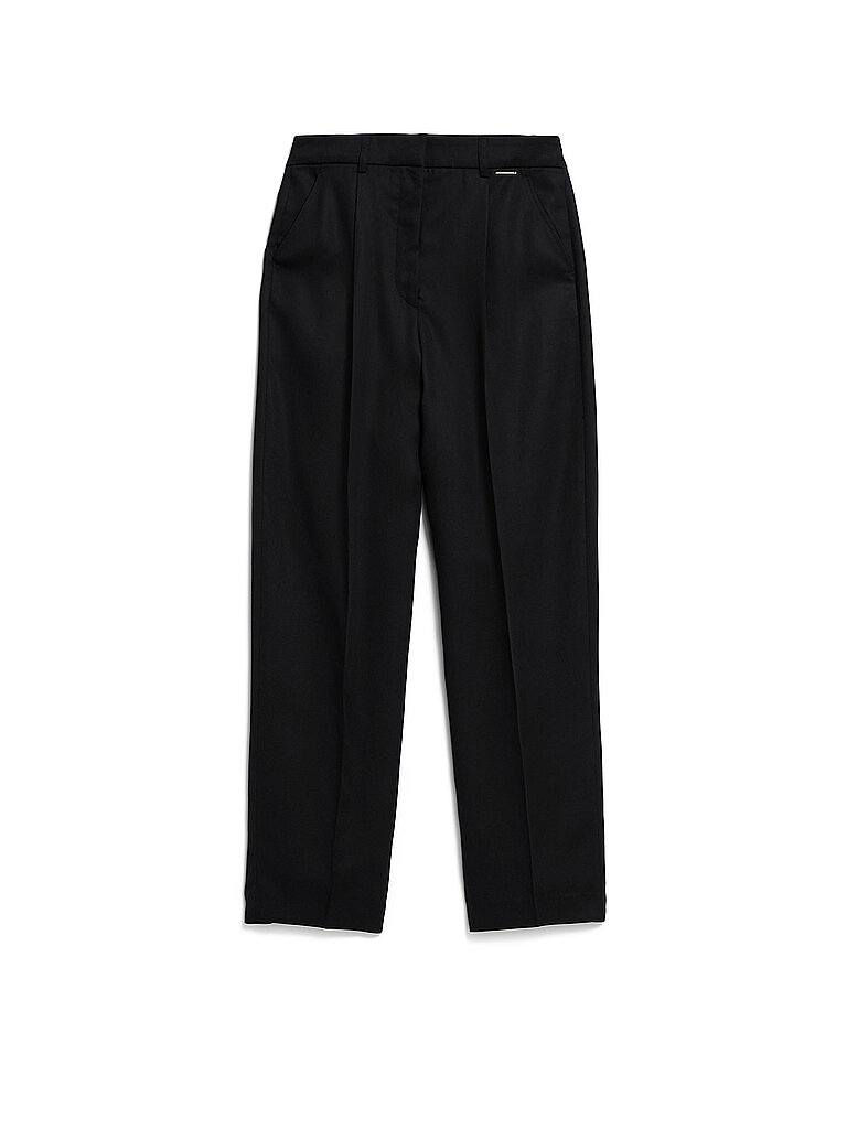 ARMEDANGELS Hose Tapered Fit SANDRINAA schwarz | S von ARMEDANGELS