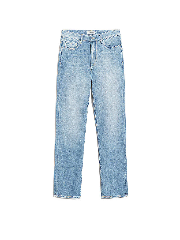 ARMEDANGELS Jeans Straight Fit CARENAA hellblau | 30/L32 von ARMEDANGELS