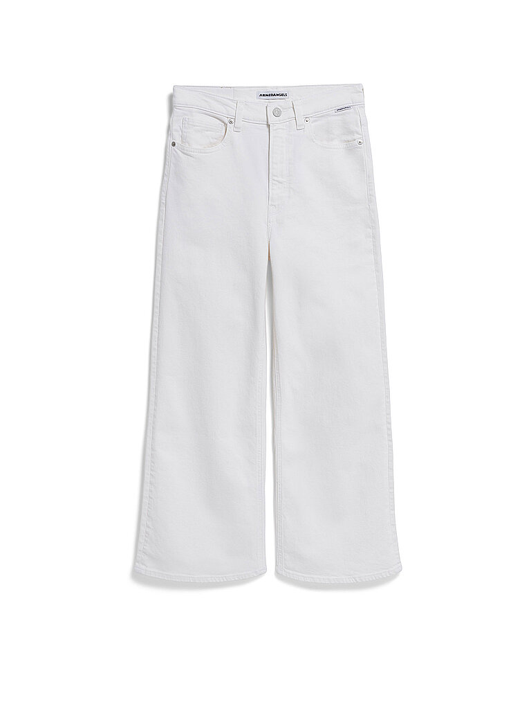 ARMEDANGELS Jeans Wide Leg 7/8 MURLIAA CROPPED weiss | 30/L32 von ARMEDANGELS