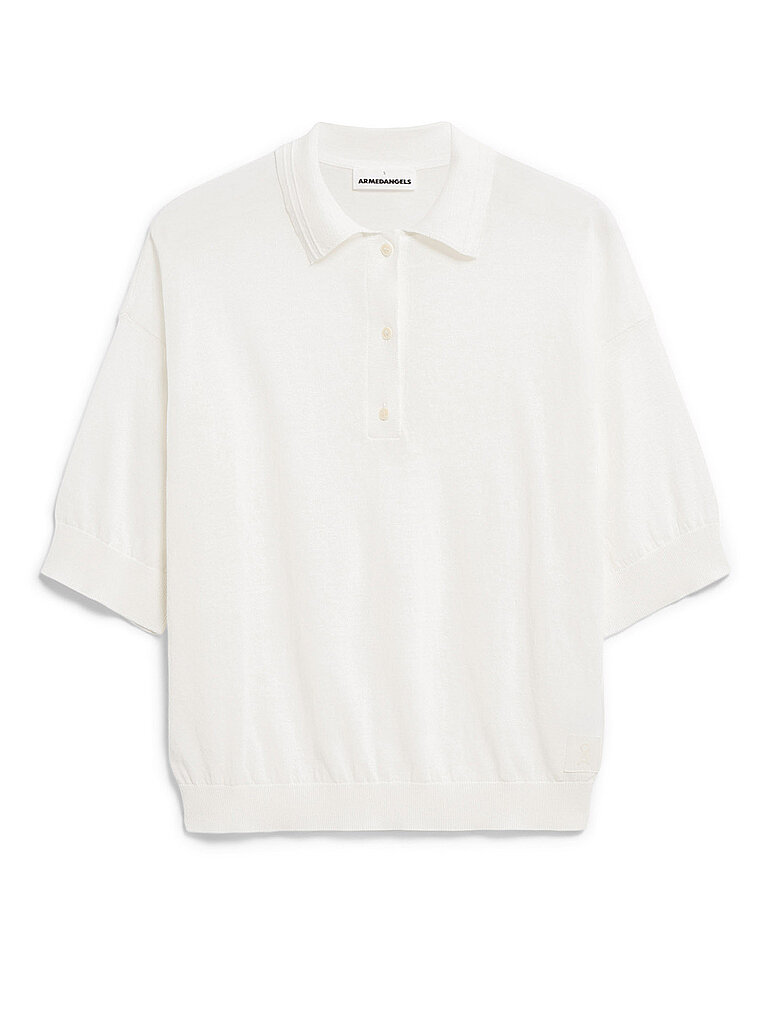 ARMEDANGELS Poloshirt SELIAA creme | L von ARMEDANGELS