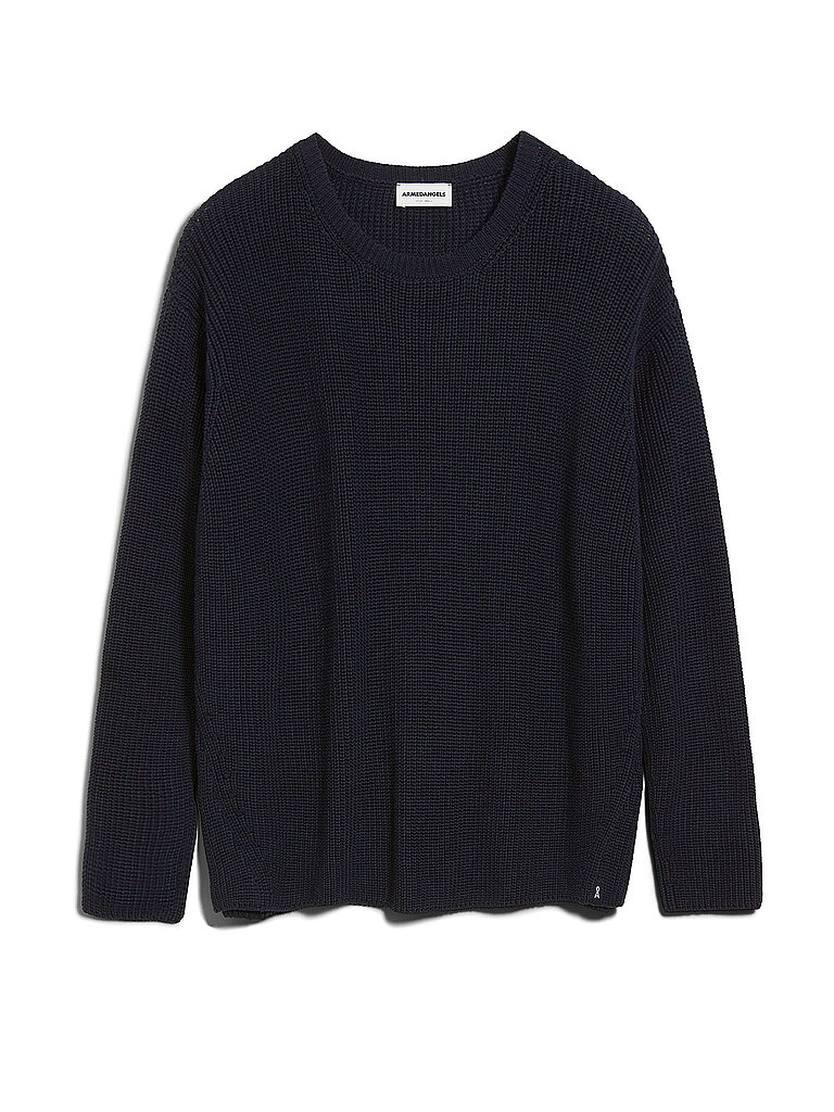ARMEDANGELS Pullover NURIAA dunkelblau | L von ARMEDANGELS