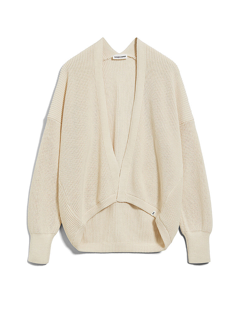 ARMEDANGELS Strickjacke VILDAANA creme | L von ARMEDANGELS