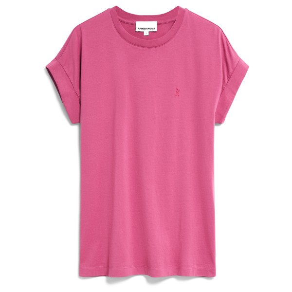 ARMEDANGELS - Women's Idaa Logo - T-Shirt Gr L;M;S;XL;XS;XXL beige;blau;grau/weiß;lila;orange;rosa;rot;schwarz;weiß von ARMEDANGELS