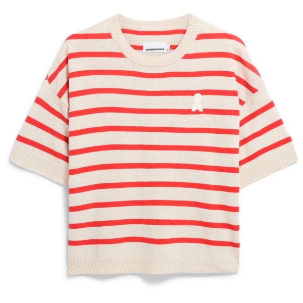 ARMEDANGELS - Women's Lizaa Lino Stripes - T-Shirt Gr XL rosa von ARMEDANGELS