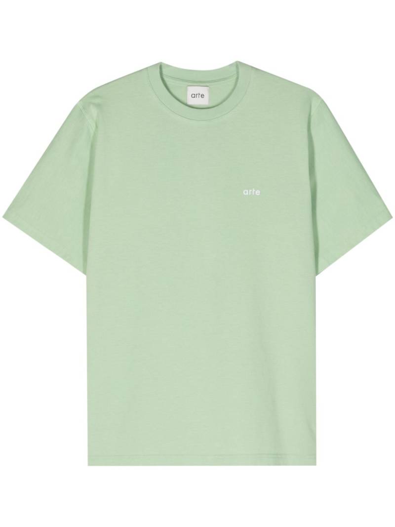 ARTE Teo Back Runner cotton T-shirt - Green von ARTE