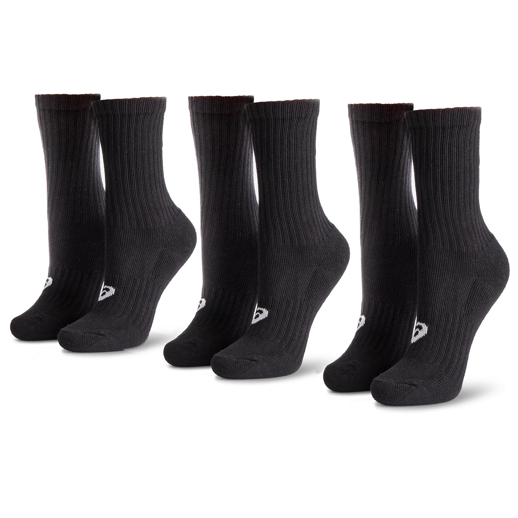 3er-Set hohe Unisex-Socken Asics 3PPK Crew 155204 Schwarz 3er-Set hohe Unisex-Socken Asics 3PPK Crew 155204 Schwarz von ASICS