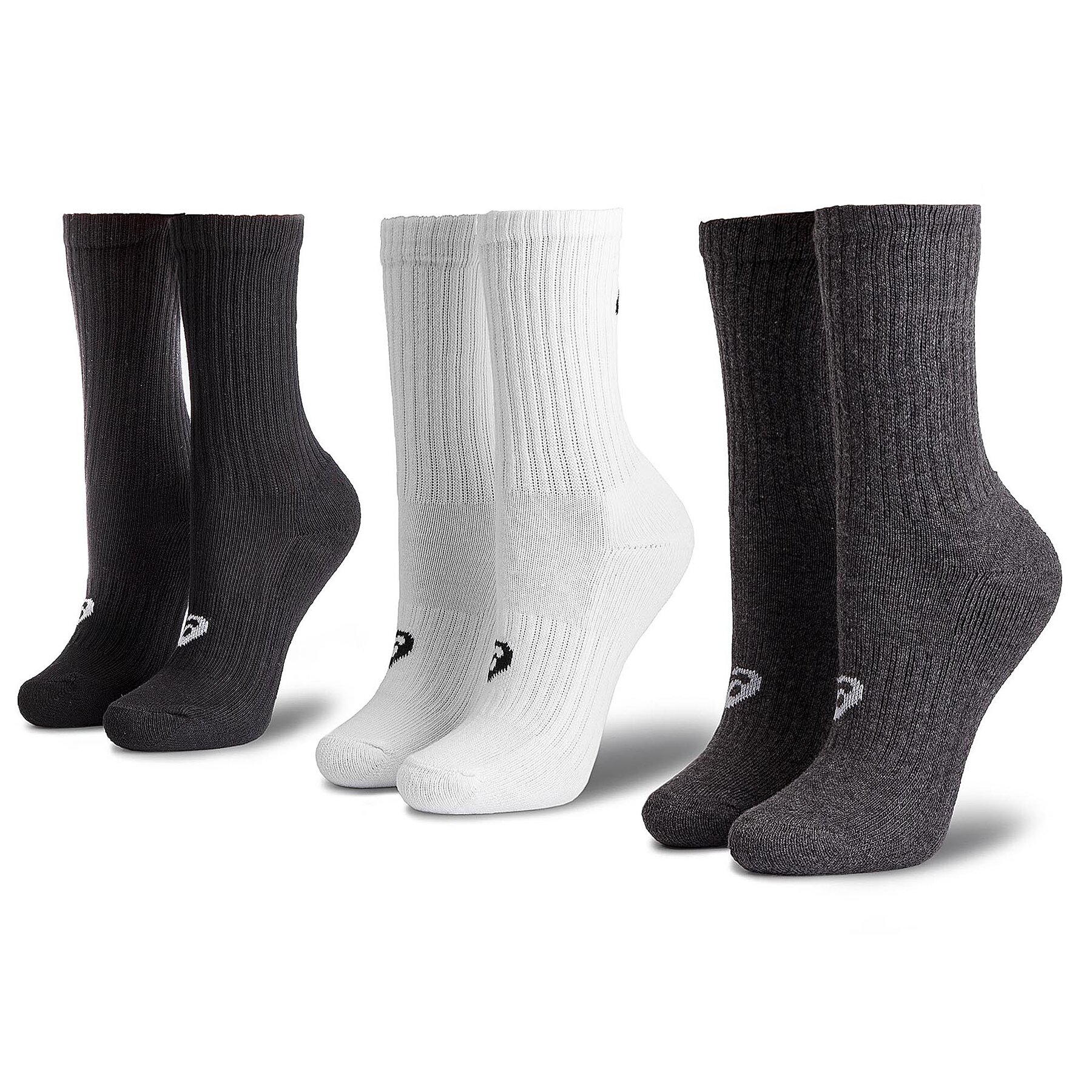3er-Set hohe Unisex-Socken Asics 3PPK Crew Sock 155204 Weiß 3er-Set hohe Unisex-Socken Asics 3PPK Crew Sock 155204 Weiß von ASICS