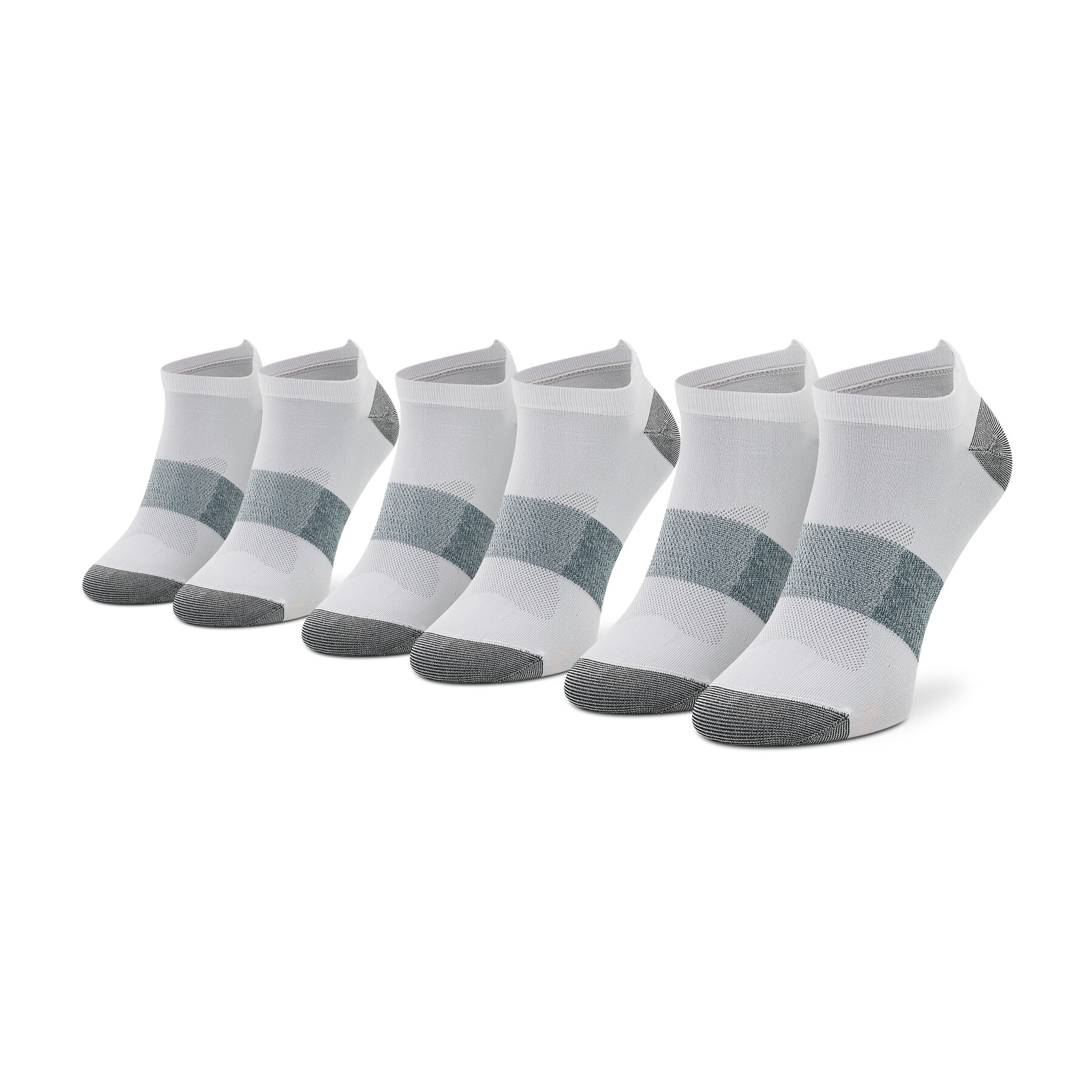 3er-Set niedrige Unisex-Socken Asics 3 Ppk Lyte Sock 3033A586 Real White 0001 von ASICS