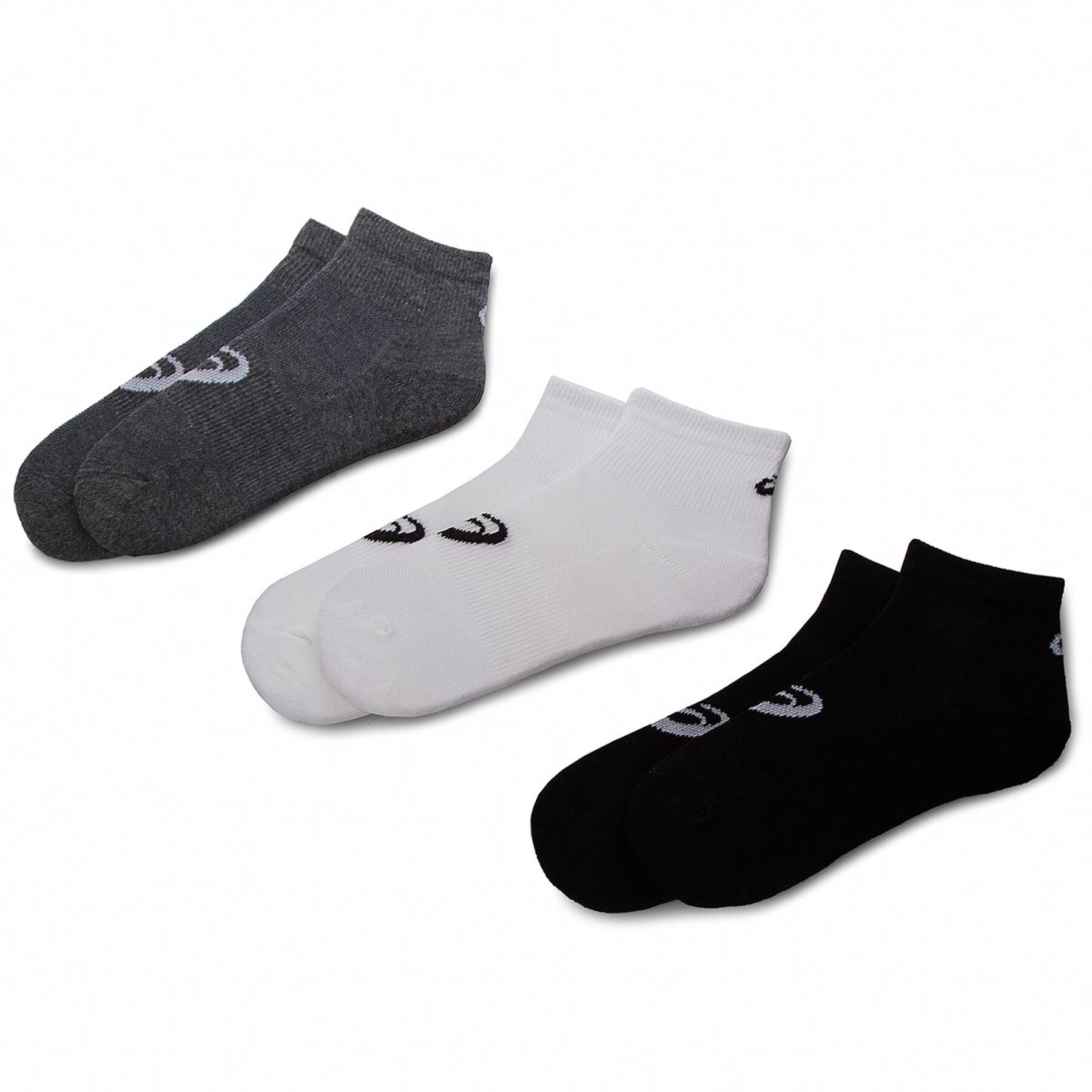 3er-Set niedrige Unisex-Socken Asics 3PPK Quarter Sock 155205 Grau 3er-Set niedrige Unisex-Socken Asics 3PPK Quarter Sock 155205 Grau von ASICS