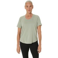 ASICS Damen Laufshirt Road V-Neck SS Top olive | M von ASICS