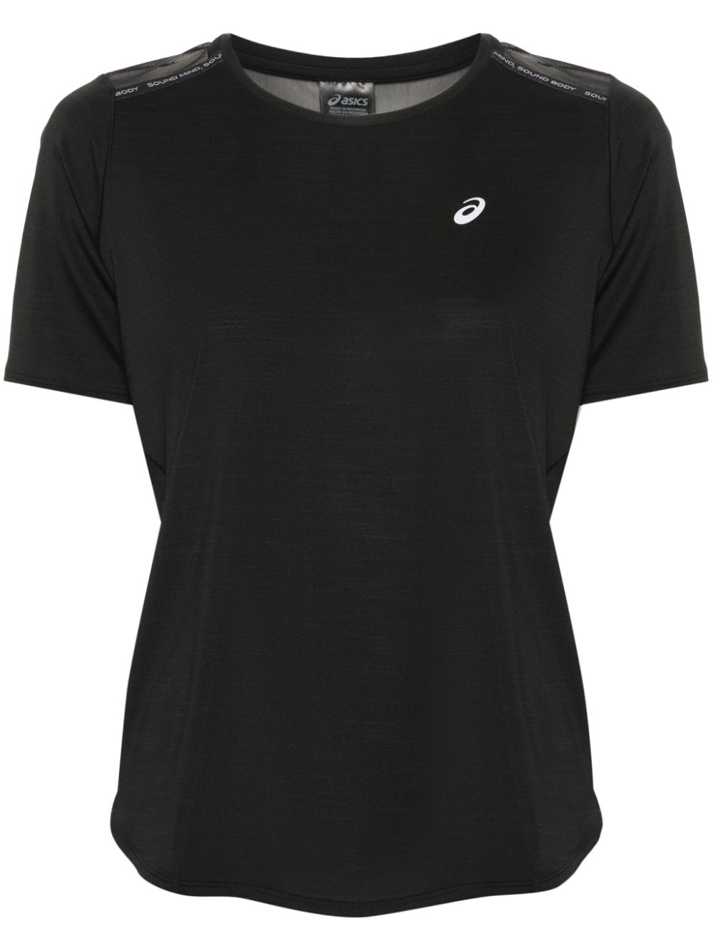 ASICS Road panelled T-shirt - Black von ASICS