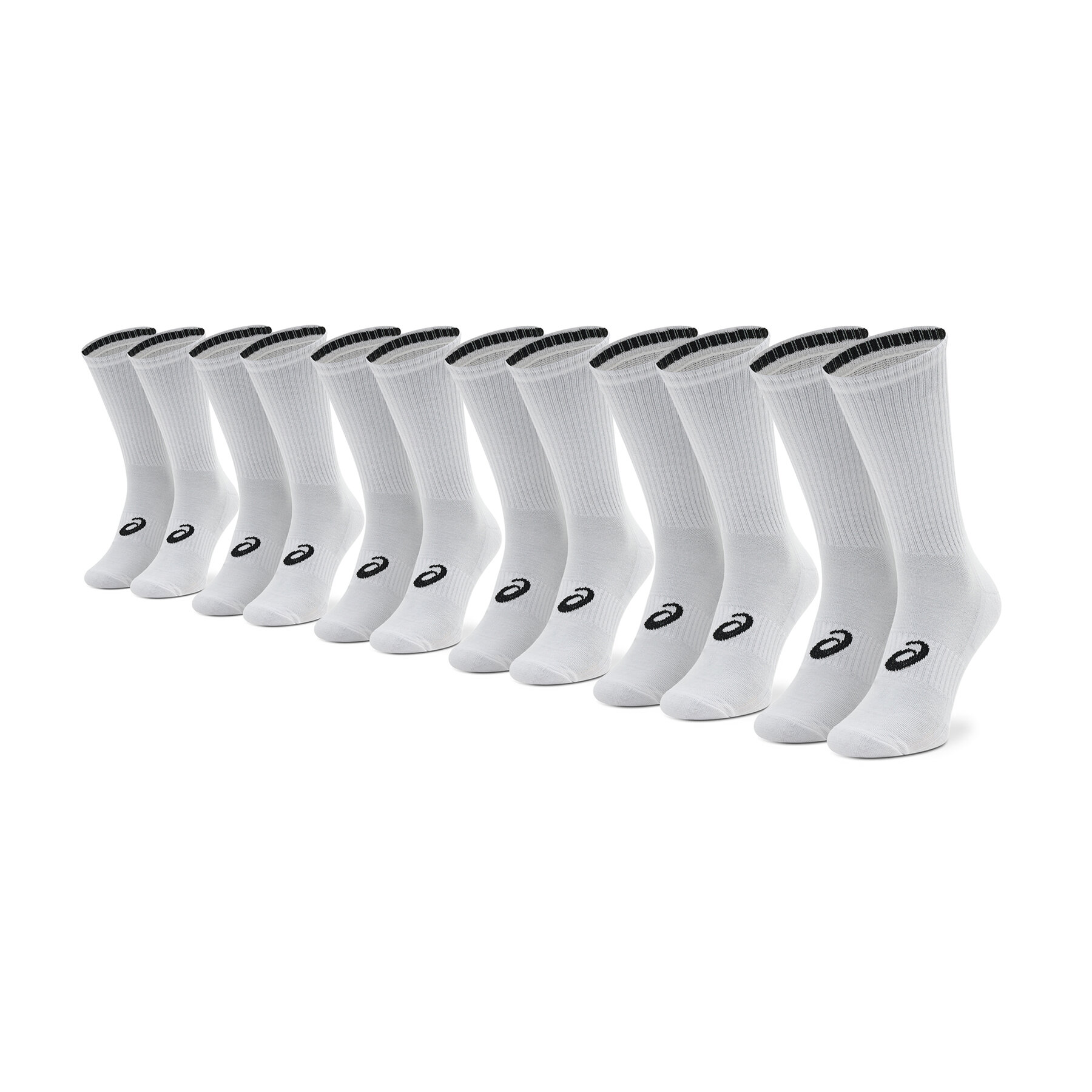 Hohe Unisex-Socken Asics 6PPK Crew 141802 Weiß Hohe Unisex-Socken Asics 6PPK Crew 141802 Weiß von ASICS