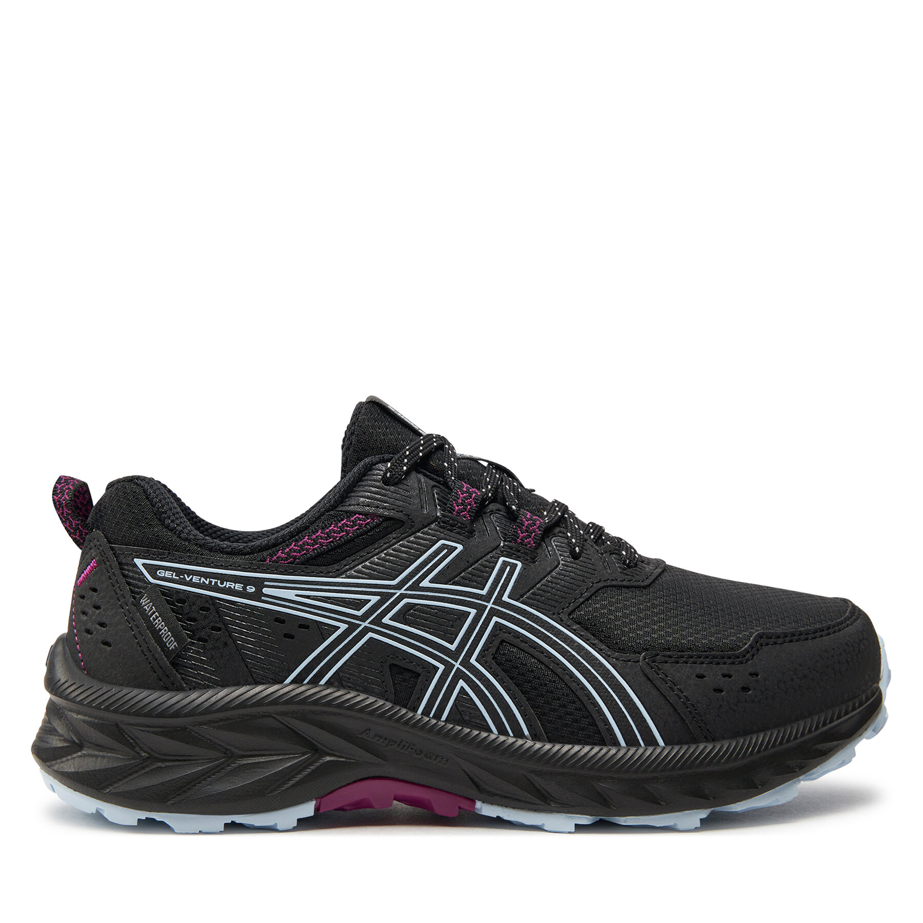 Schuhe Asics Gel-Venture 9 Waterproof 1012B519 Black/Light Blue 003 von ASICS