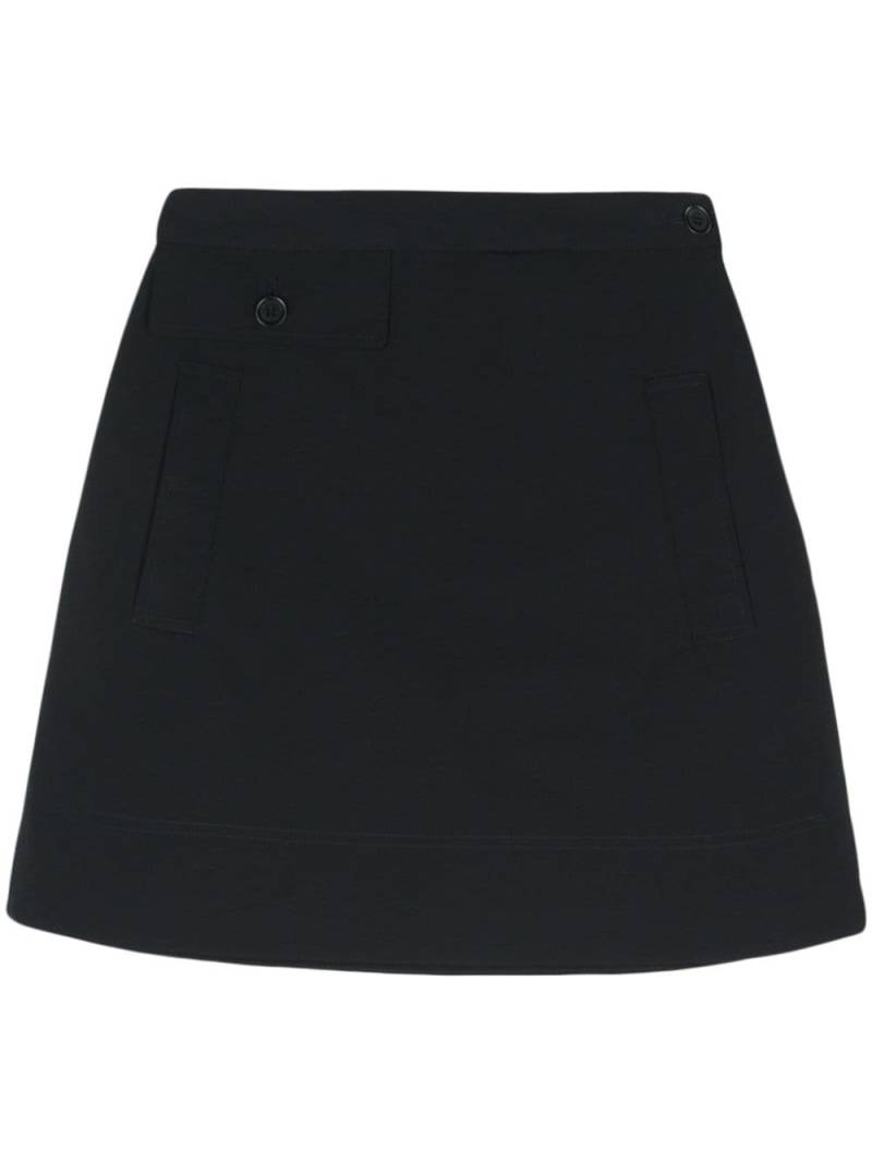 ASPESI Abigayle A-line mini skirt - Blue von ASPESI