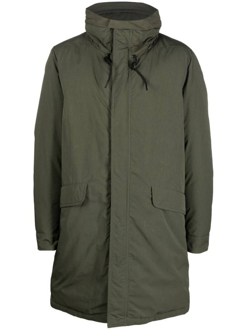 ASPESI Azoto funnel-neck padded parka - Green von ASPESI