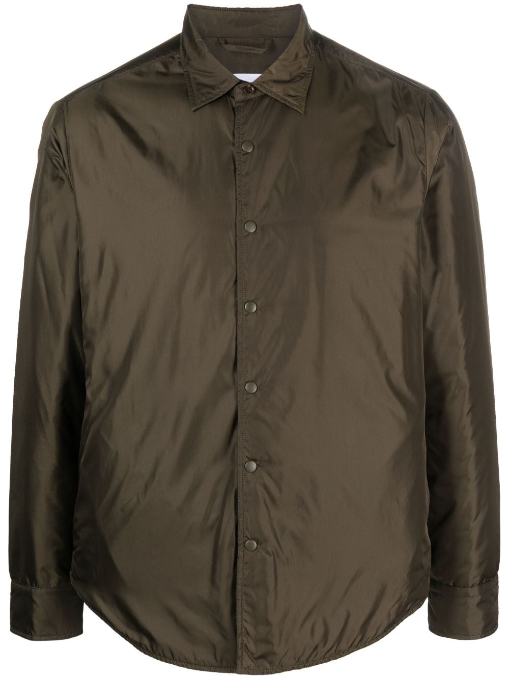 ASPESI Lilo taffeta padded overshirt - Green von ASPESI