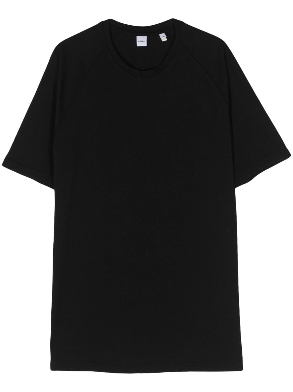 ASPESI crew-neck cotton T-shirt - Black von ASPESI
