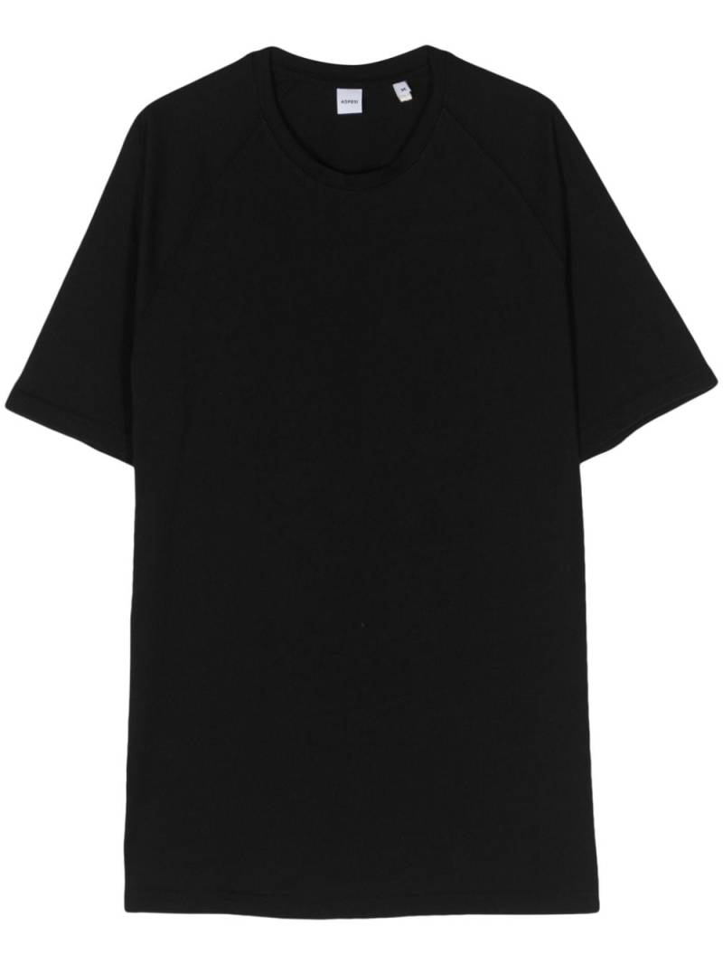 ASPESI crew-neck cotton T-shirt - Black von ASPESI