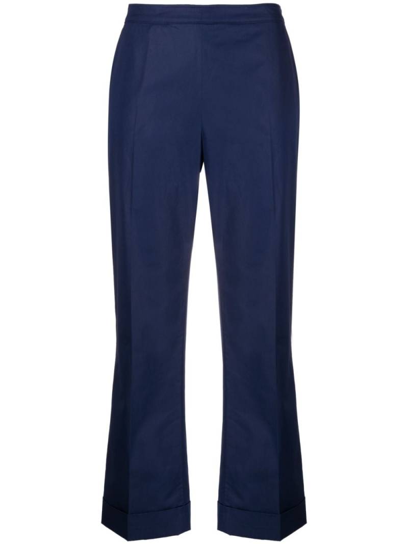ASPESI cropped flared trousers - Blue von ASPESI