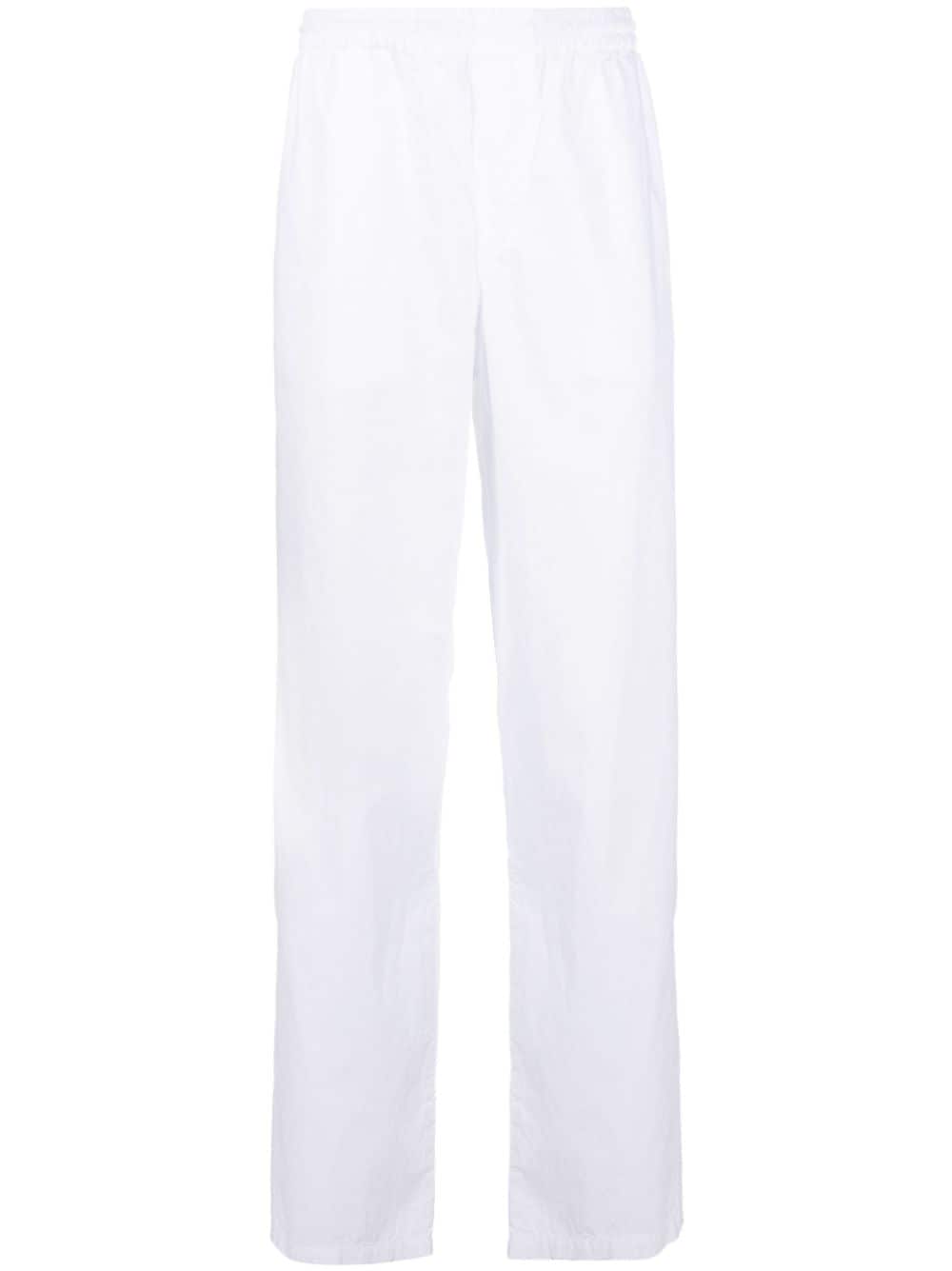 ASPESI elasticated-waist flared trousers - White von ASPESI