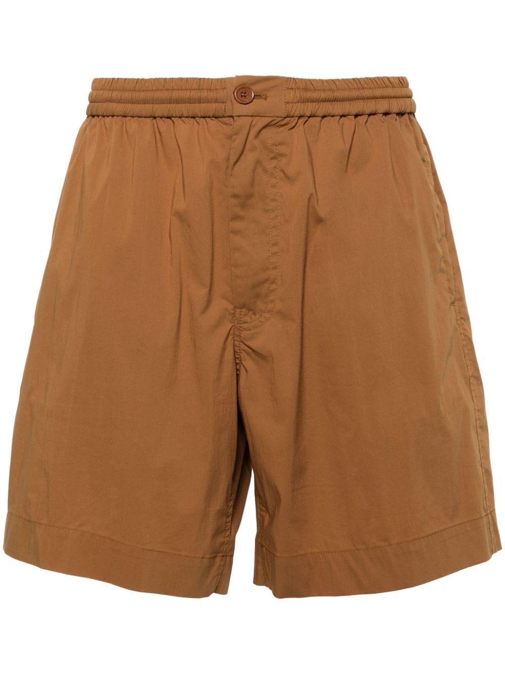 ASPESI elasticated-waist poplin shorts - Brown von ASPESI