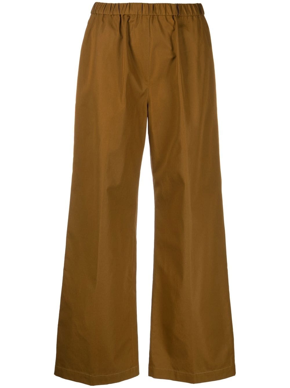ASPESI elasticated-waist slip-on palazzo trousers - Brown von ASPESI