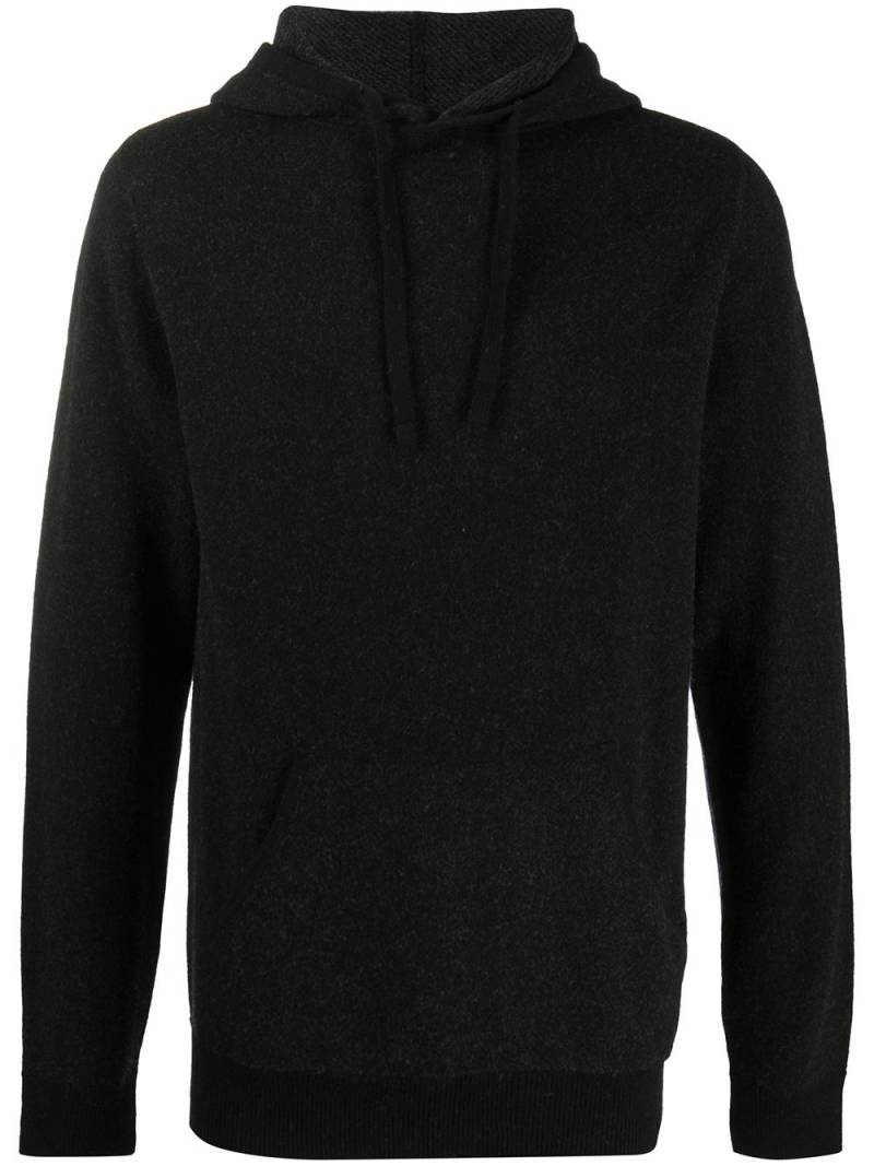 ASPESI fine knit hooded jumper - Black von ASPESI