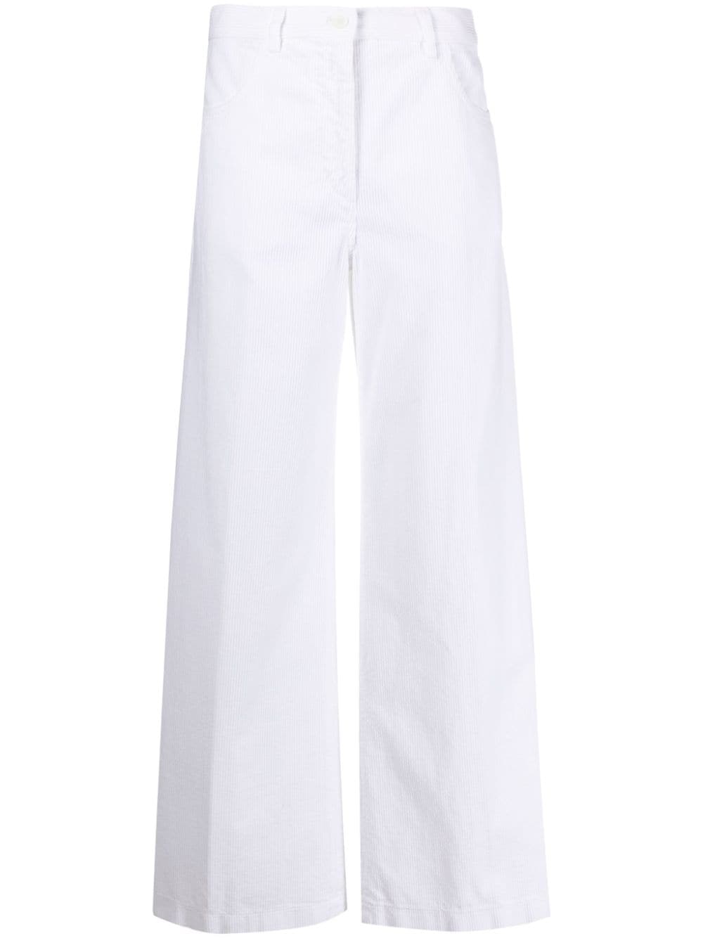 ASPESI high-waisted wide-leg jeans - White von ASPESI