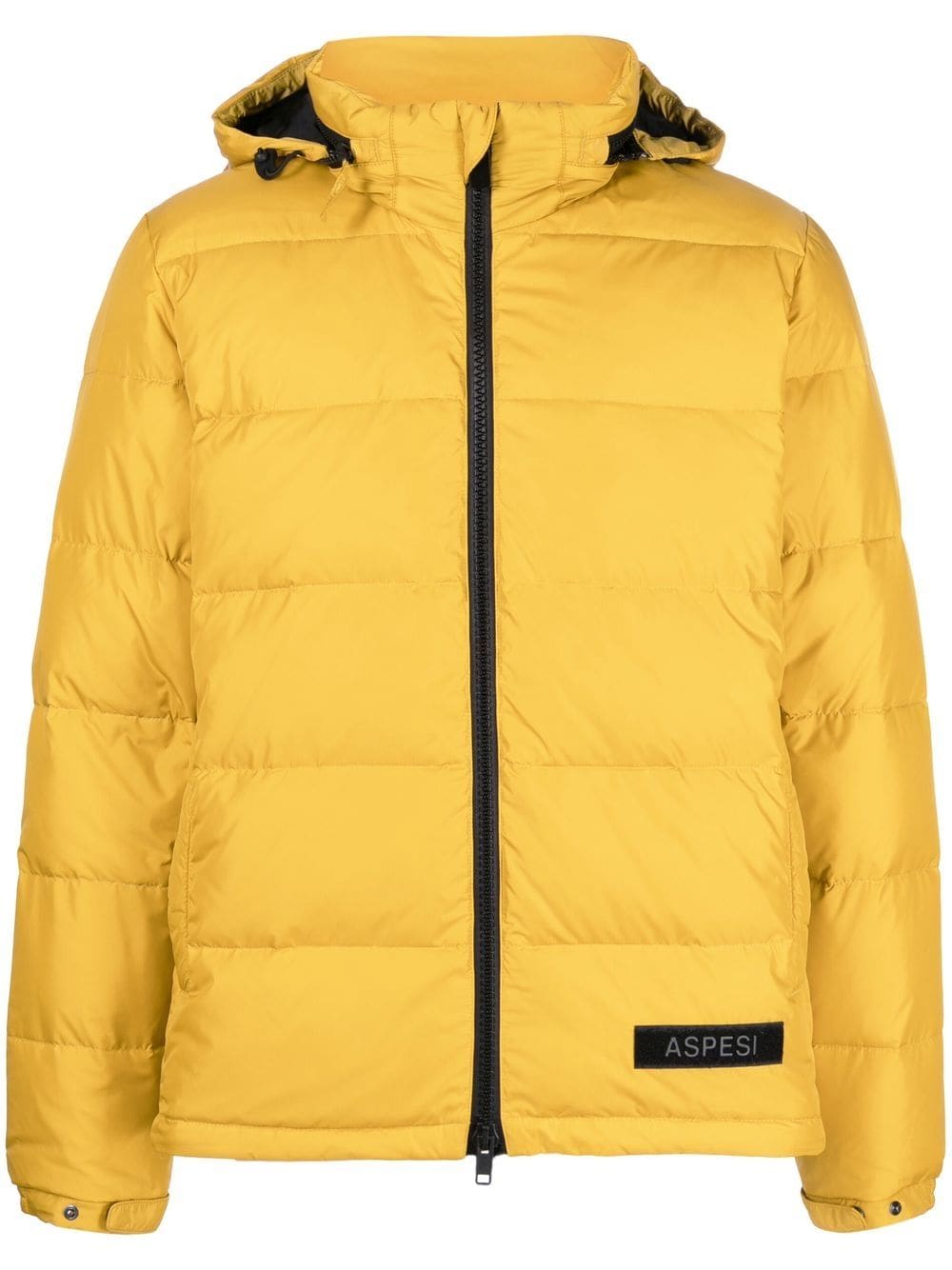 ASPESI logo-patch down puffer jacket - Yellow von ASPESI