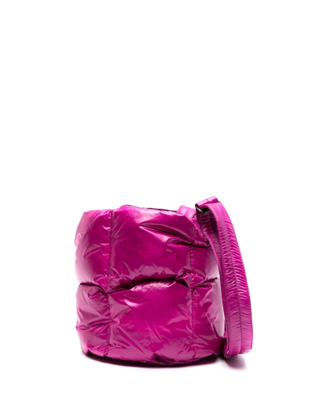 ASPESI logo-patch puffer crossbody bag - Purple von ASPESI