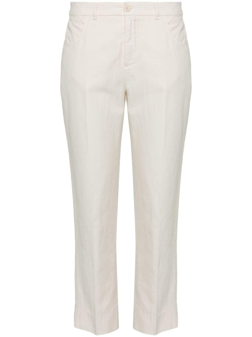 ASPESI mid-rise cropped trousers - Neutrals von ASPESI