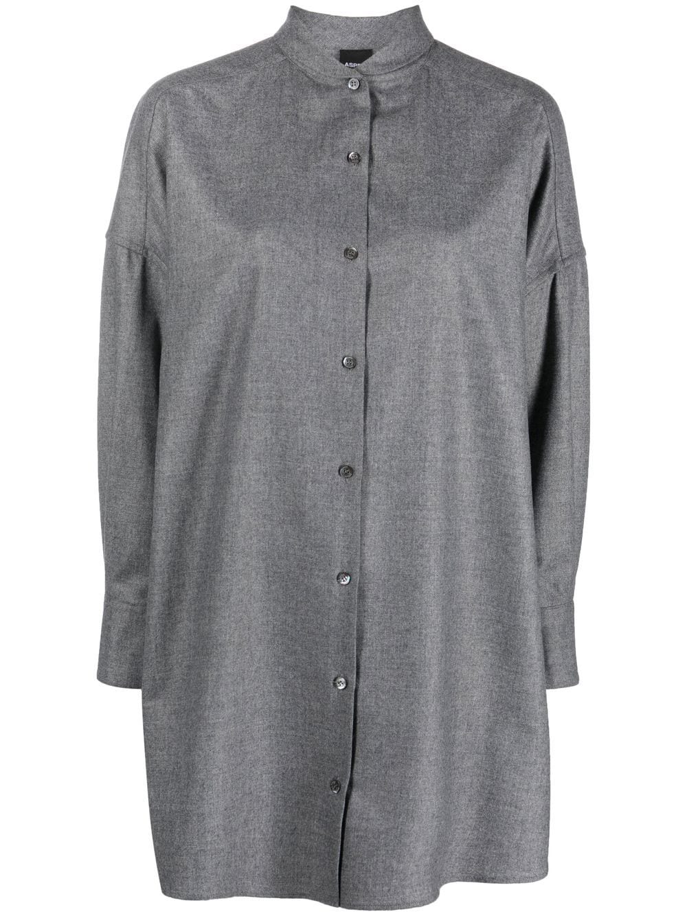 ASPESI oversized rounded-collar shirt - Grey von ASPESI