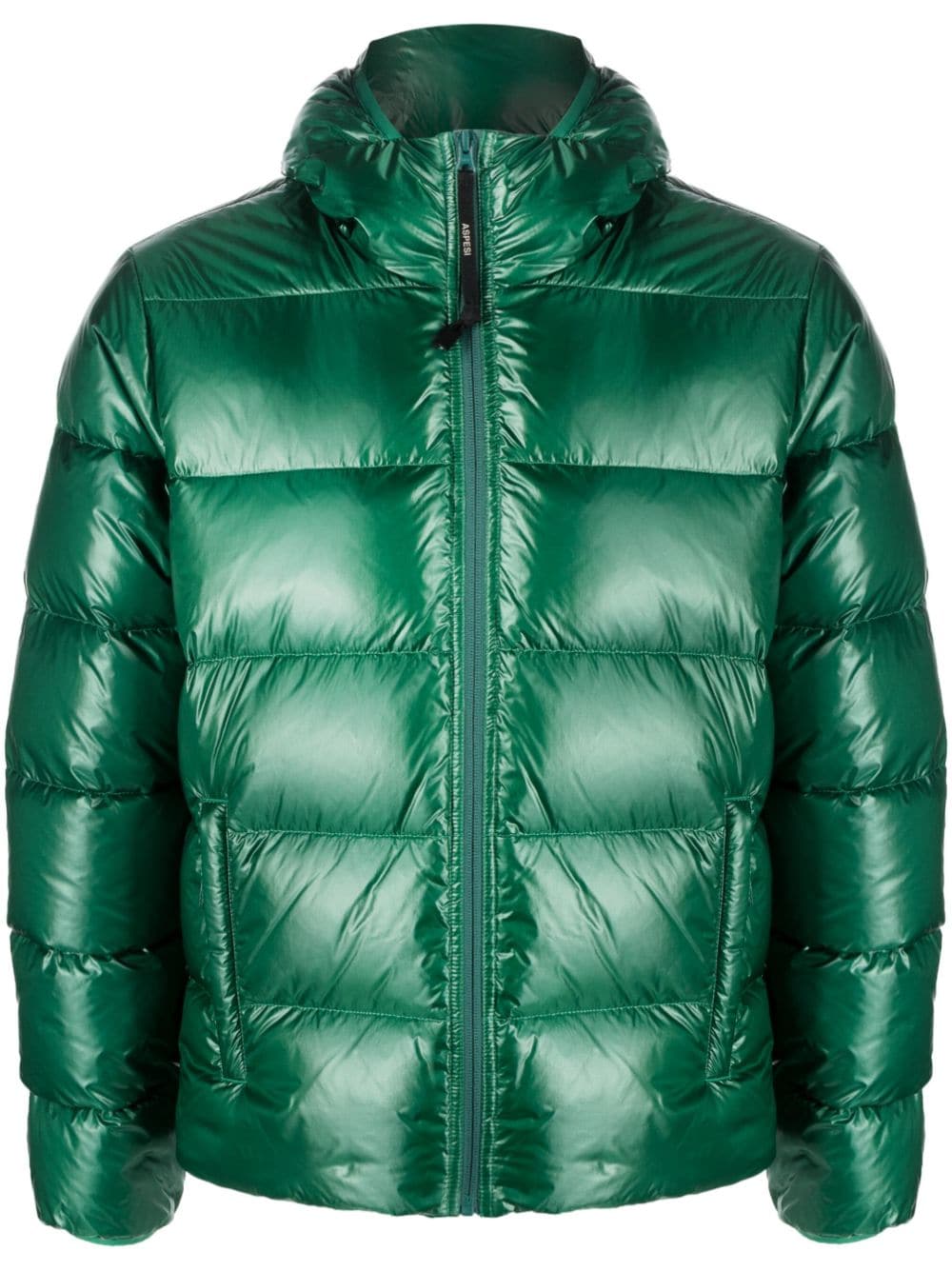 ASPESI padded feather-down zip-up jacket - Green von ASPESI