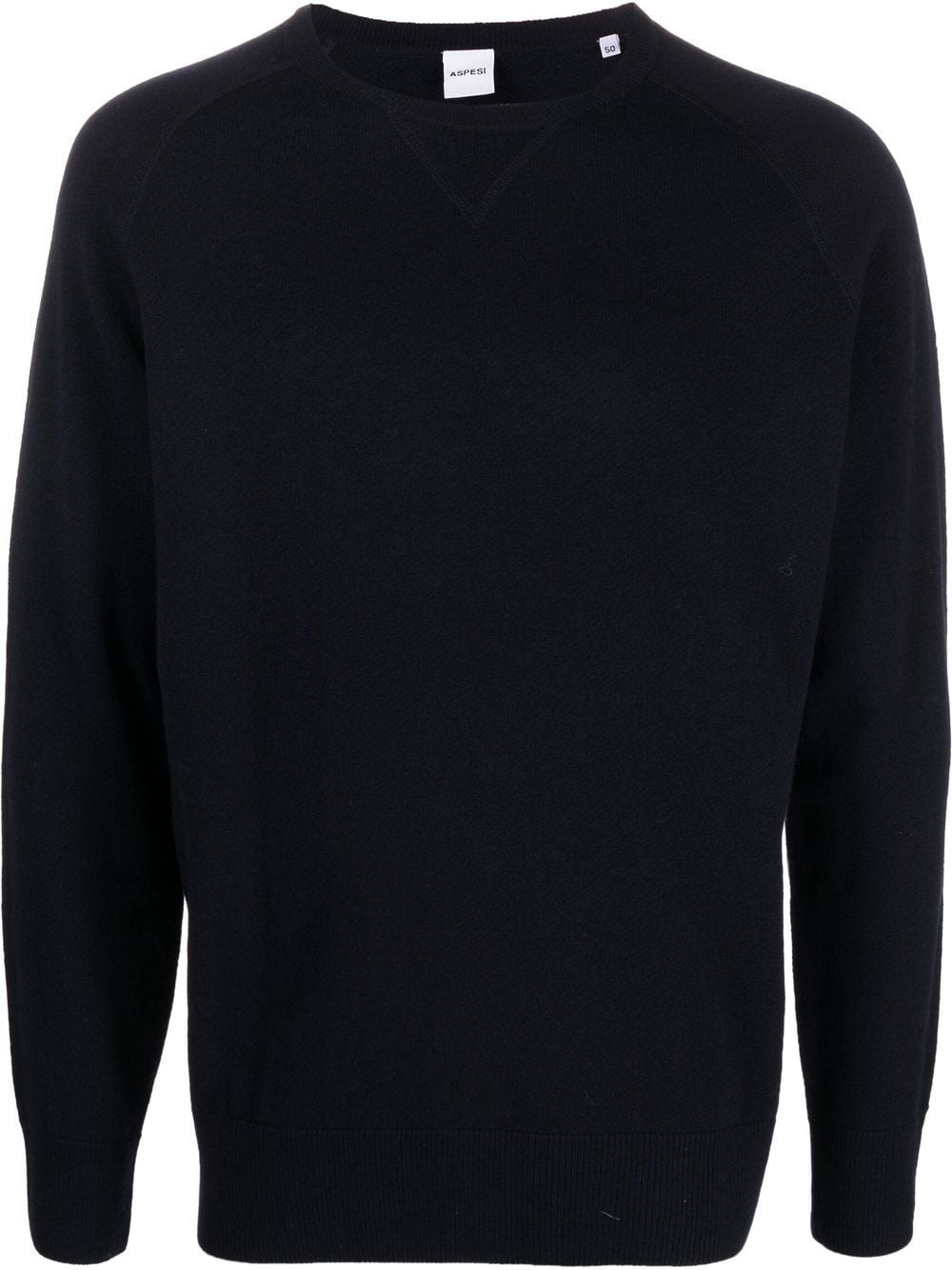 ASPESI plain long-sleeve jumper - Blue von ASPESI