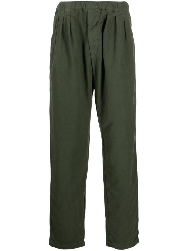 ASPESI pleated straight-leg cotton trousers - Green von ASPESI