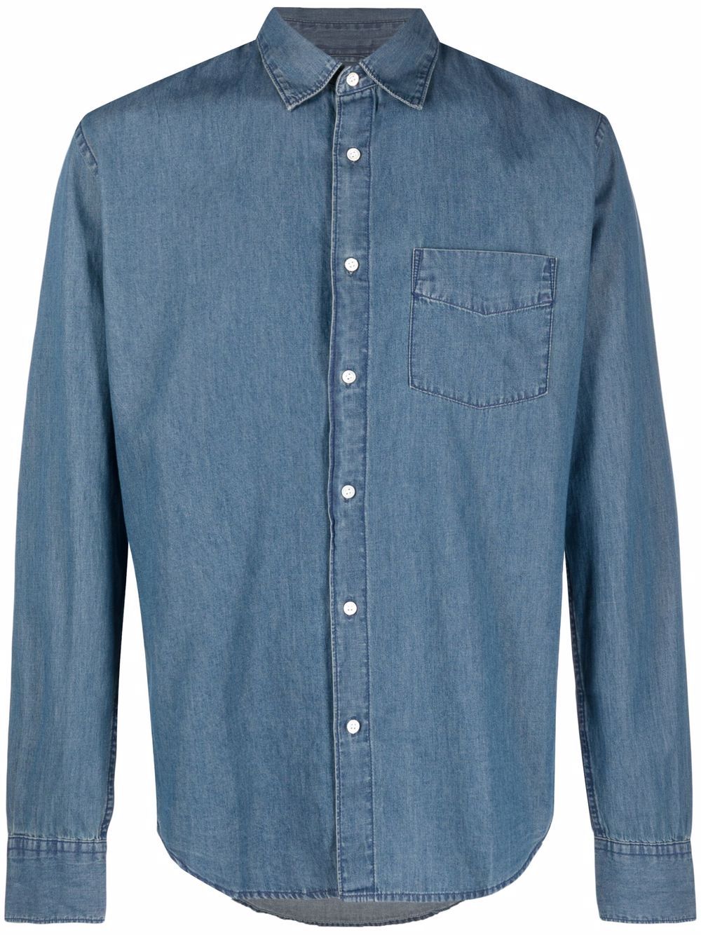 ASPESI pocket button-up denim shirt - Blue von ASPESI