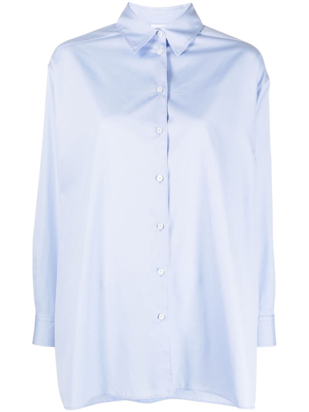 ASPESI pointed-collar oversized cotton shirt - Blue von ASPESI