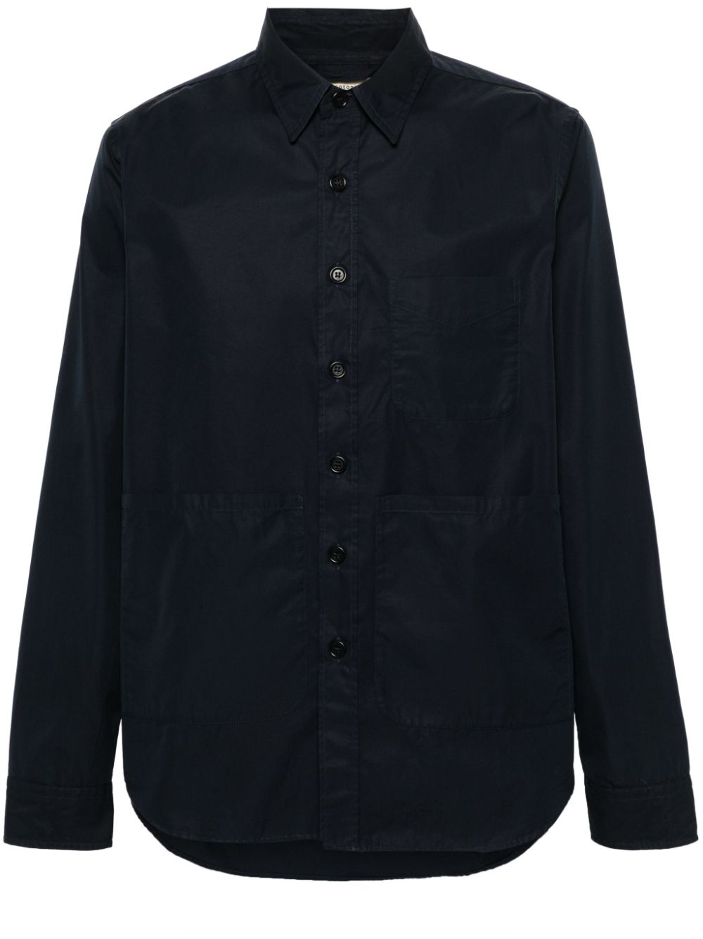 ASPESI poplin cotton shirt - Blue von ASPESI