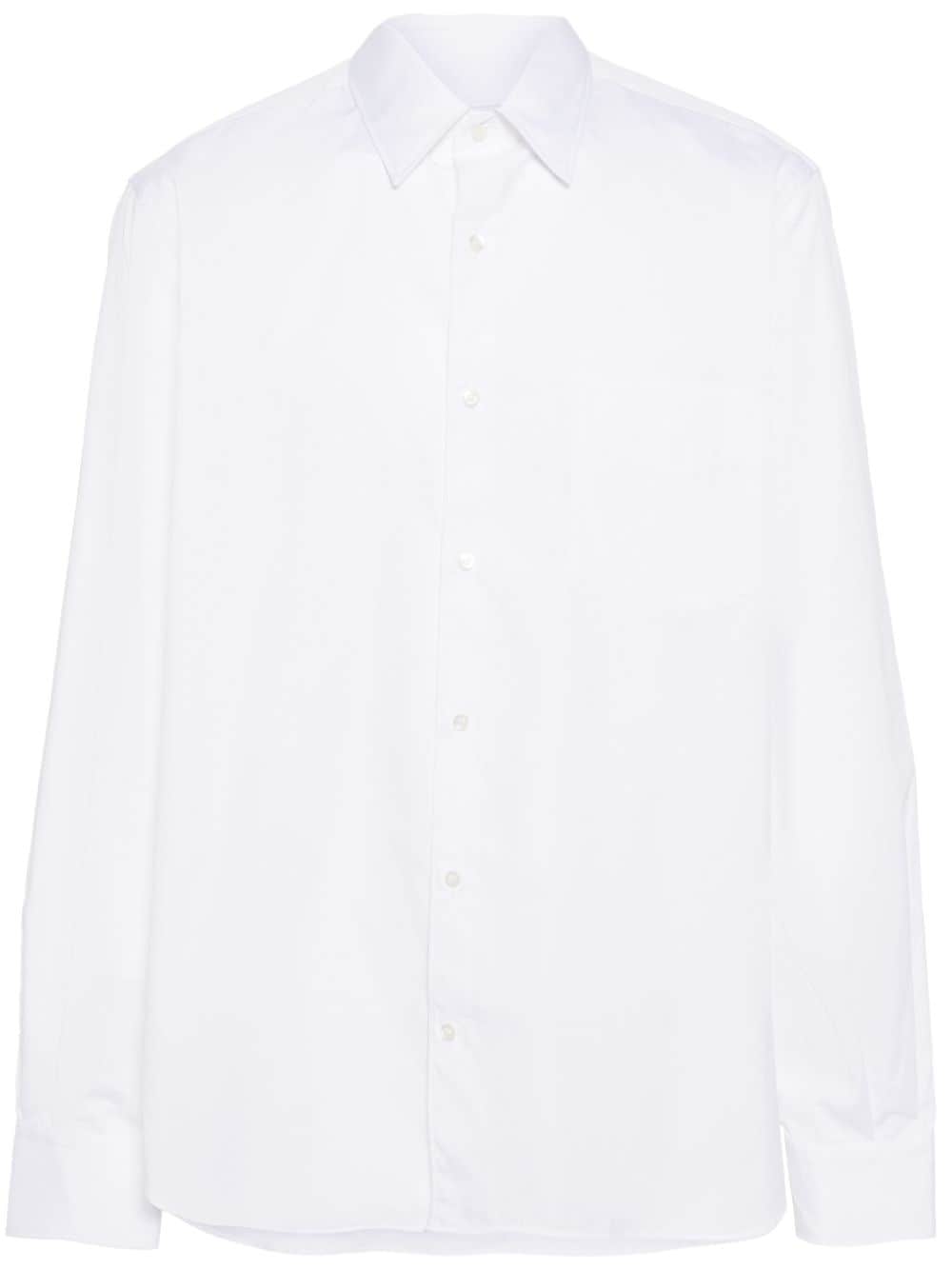 ASPESI poplin cotton shirt - White von ASPESI