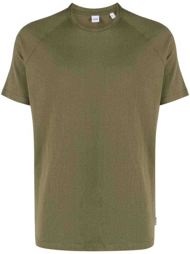 ASPESI raglan sleeves T-shirt - Green von ASPESI