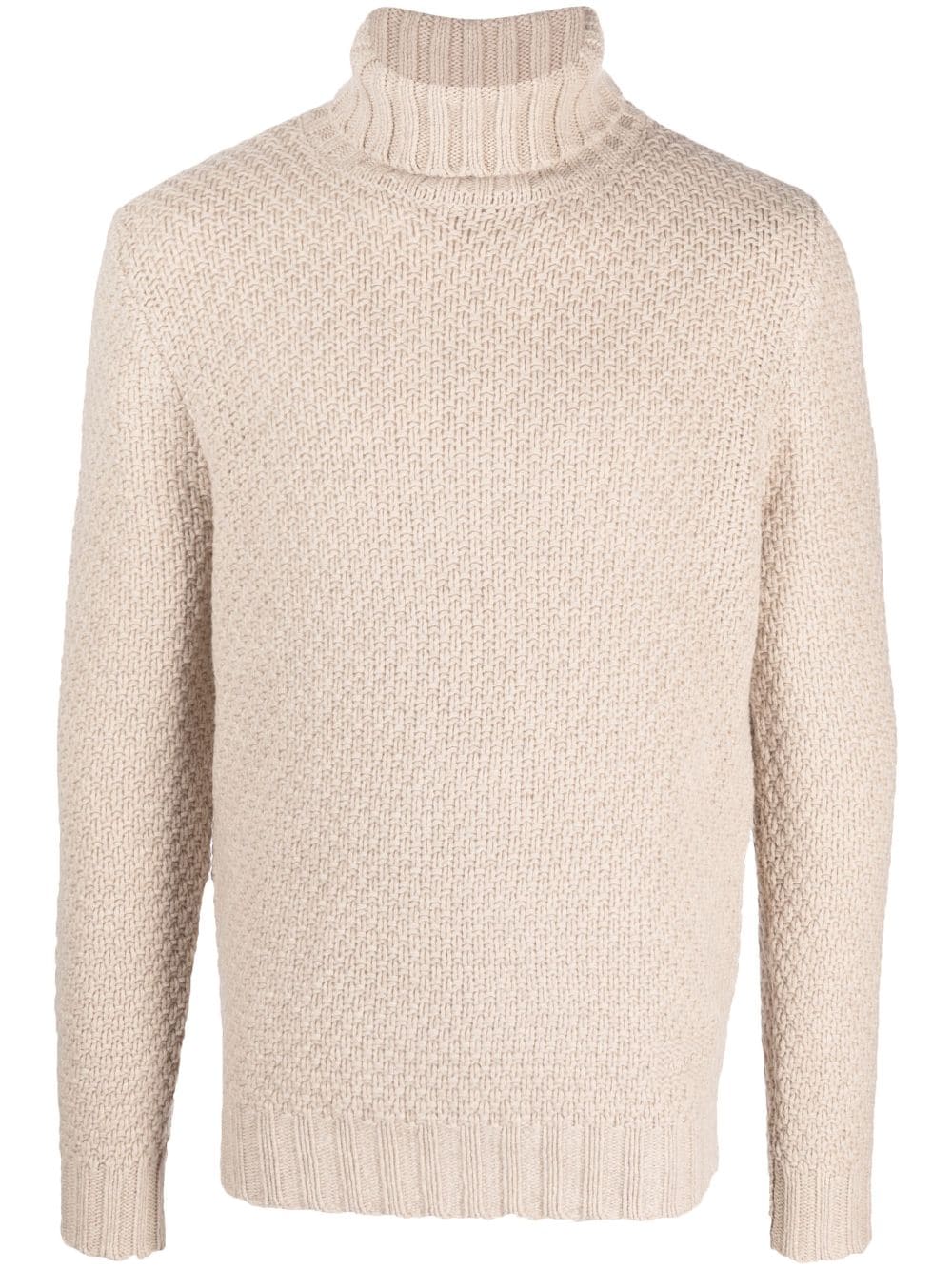 ASPESI roll-neck intarsia-knit jumper - Neutrals von ASPESI