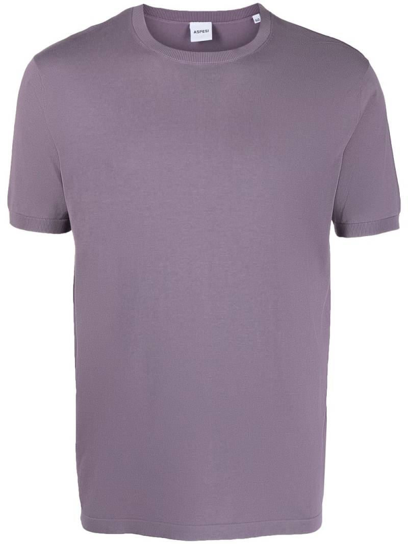 ASPESI short-sleeve cotton T-shirt - Purple von ASPESI