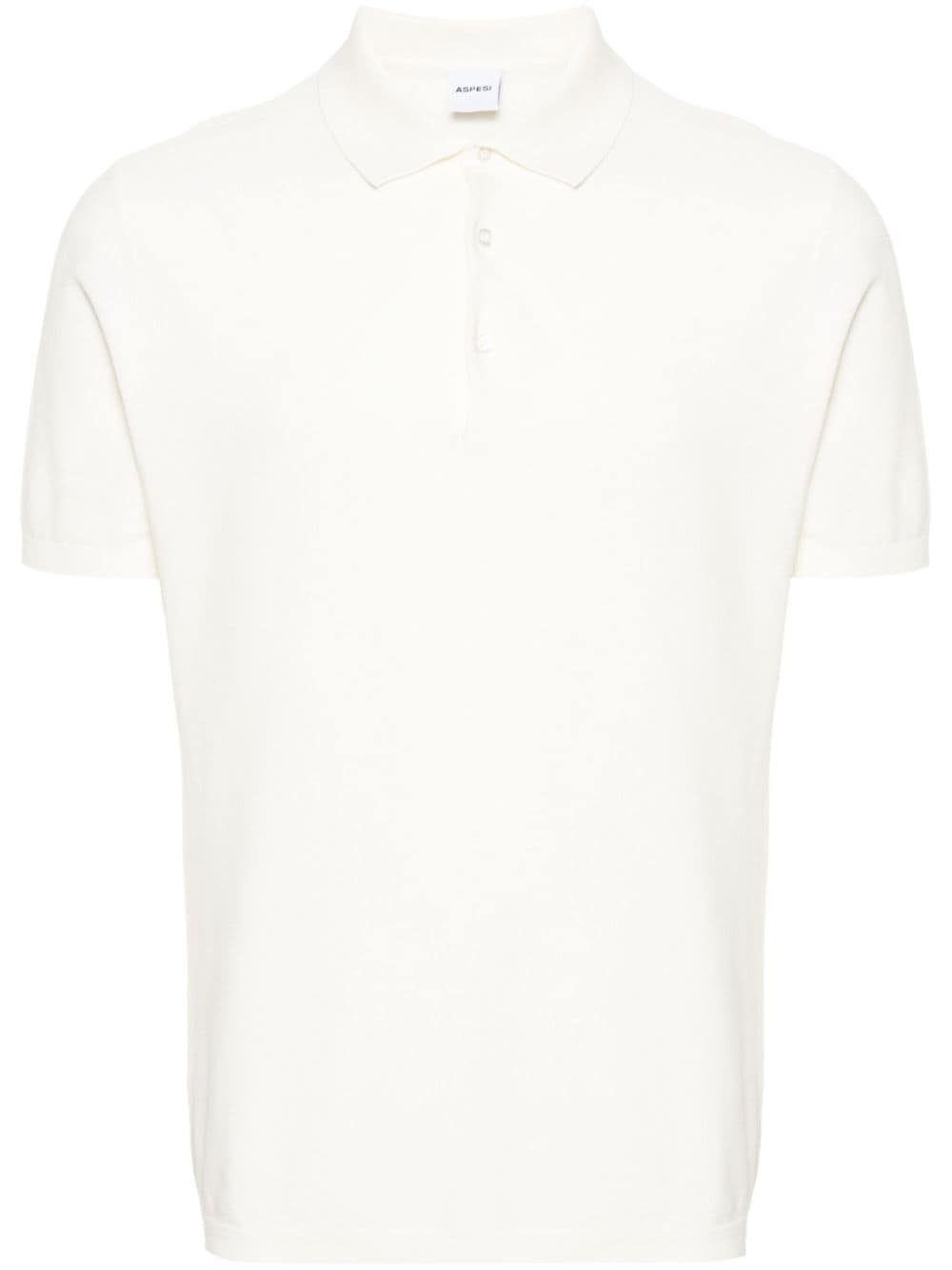 ASPESI short-sleeve piqué polo shirt - White von ASPESI