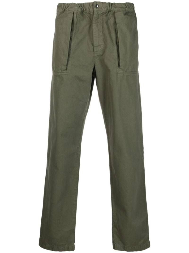 ASPESI straight-leg cotton trousers - Green von ASPESI