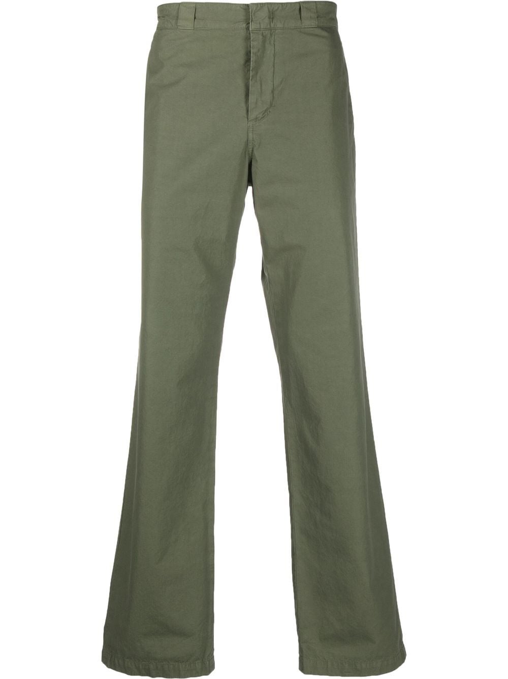 ASPESI straight-leg cotton trousers - Green von ASPESI