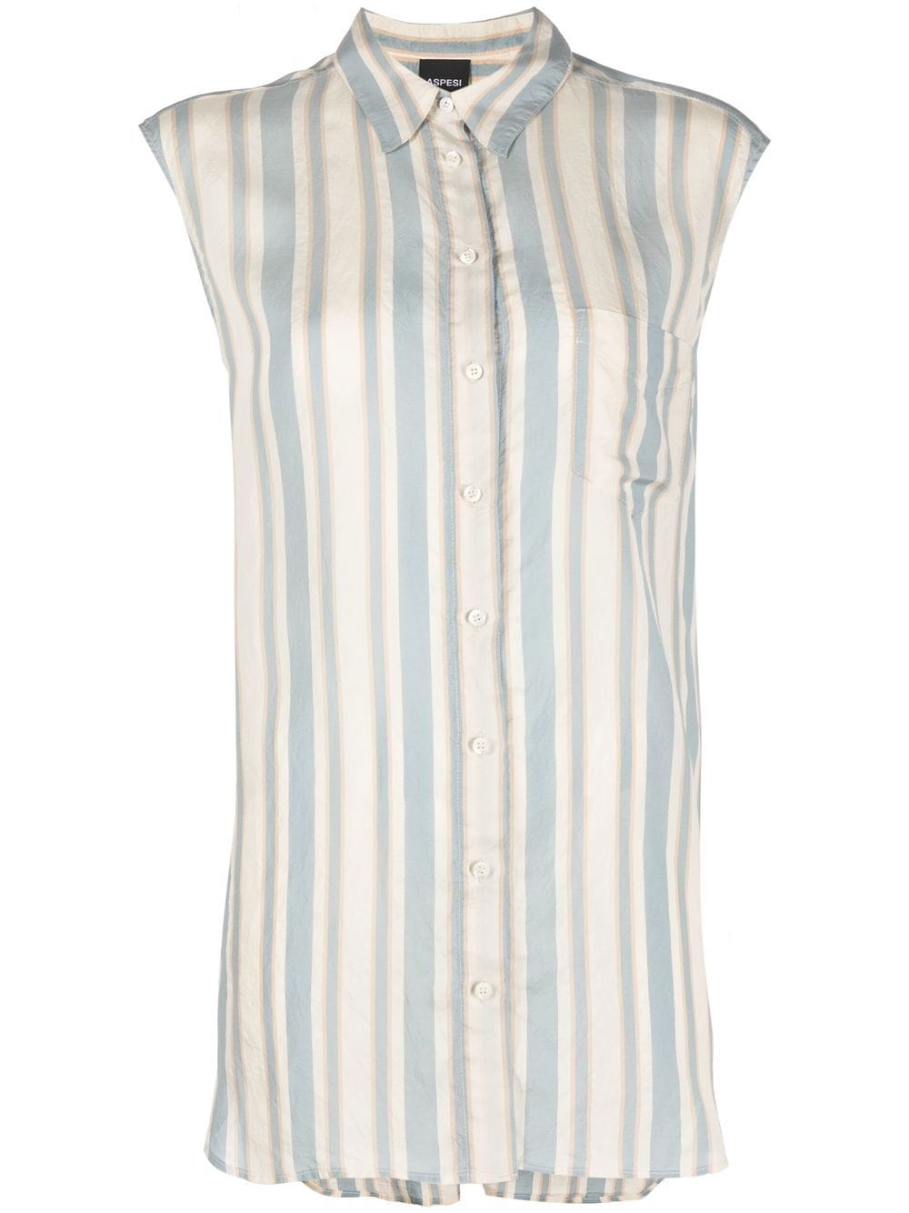 ASPESI stripe-print sleeveless blouse - Neutrals von ASPESI