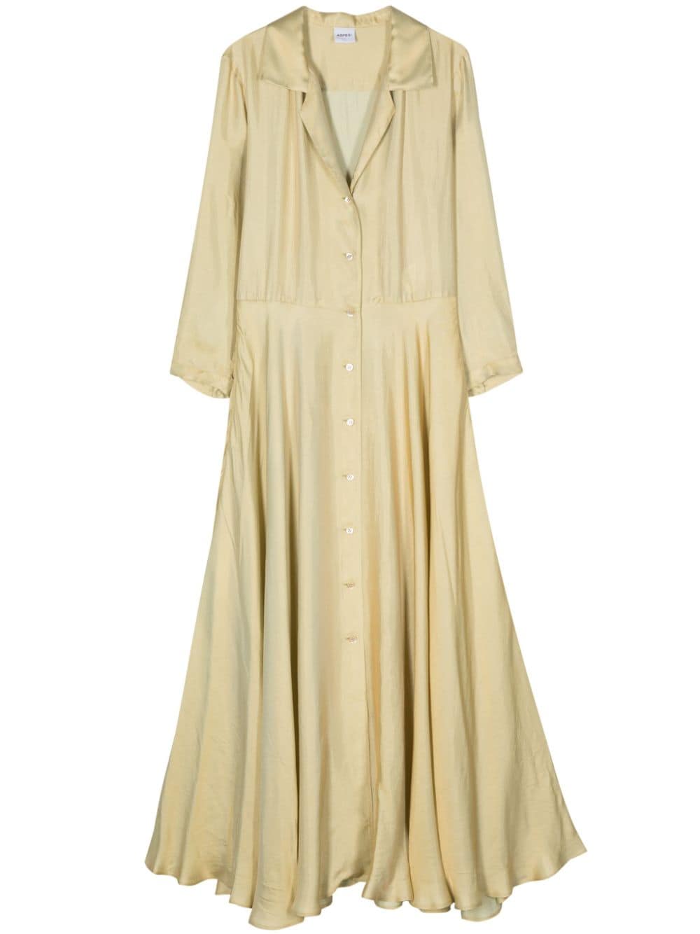 ASPESI twill shirt dress - Yellow von ASPESI