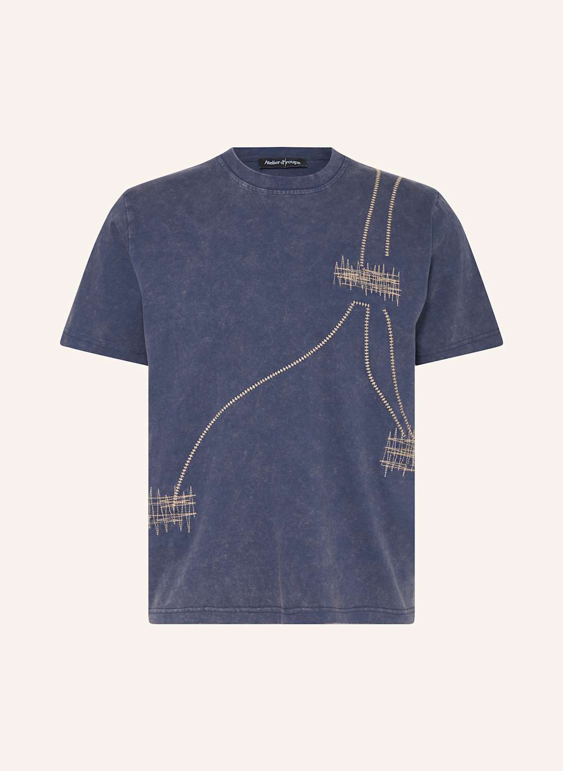 Atelier D’Roupa T-Shirt Tailor blau Atelier D’Roupa T-Shirt Tailor blau von ATELIER D’ROUPA
