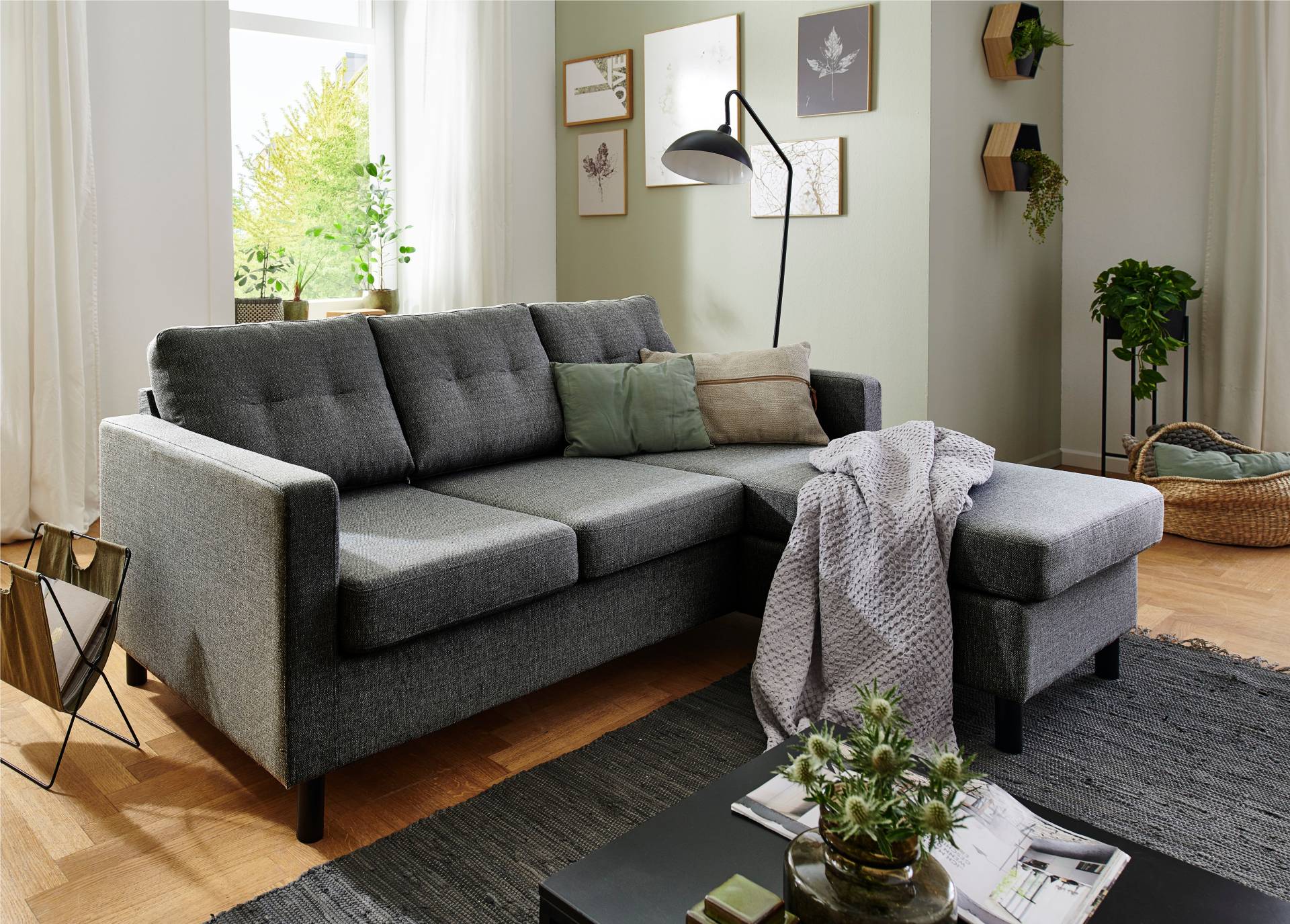 ATLANTIC home collection Ecksofa »Tea L-Form« von ATLANTIC home collection